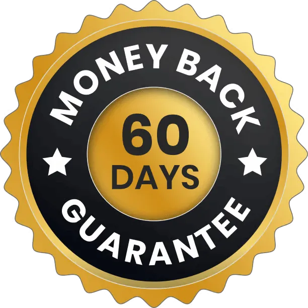 Arialief 60-day money-back guarantee seal