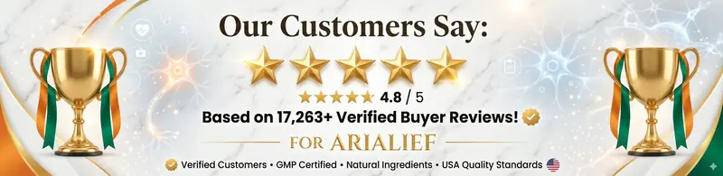 Arialief customer rating 4.8 out of 5 stars