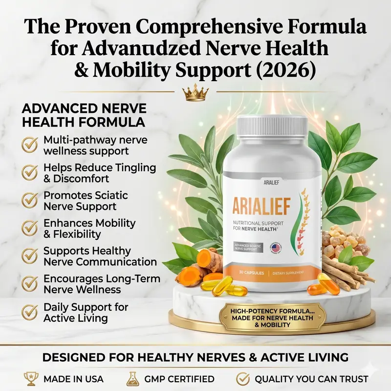 Arialief advanced nerve health formula benefits for tingling, sciatic support and mobility