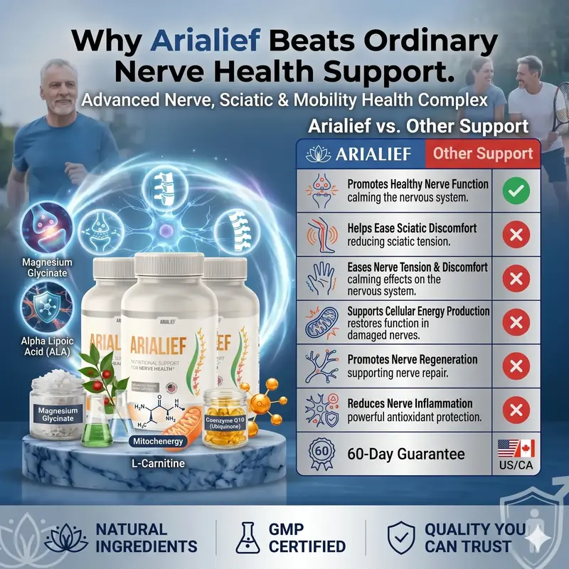 Arialief compared with other nerve health supplements